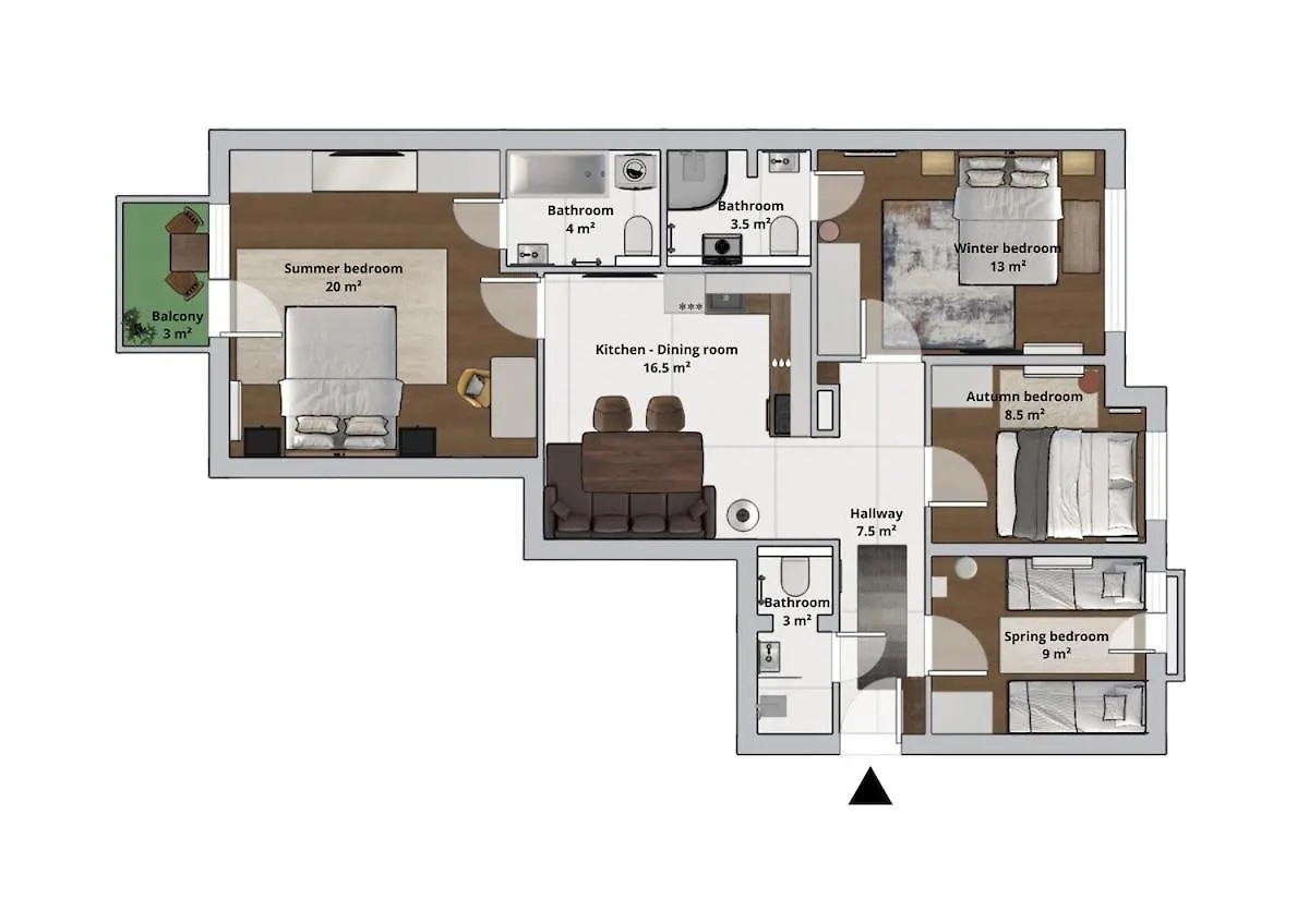 Fourseasons Lux Residence By Nw Budapest Apartment